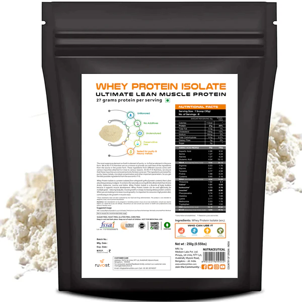 AS-IT-IS Whey Protein Isolate 90% with 27g Protein